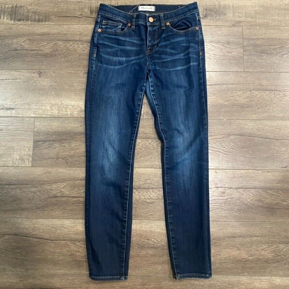 MADEWELL SKINNY SKINNY JEANS SIZE 27 dark wash